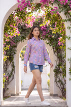 Lavender Dusk Cotton Shirt