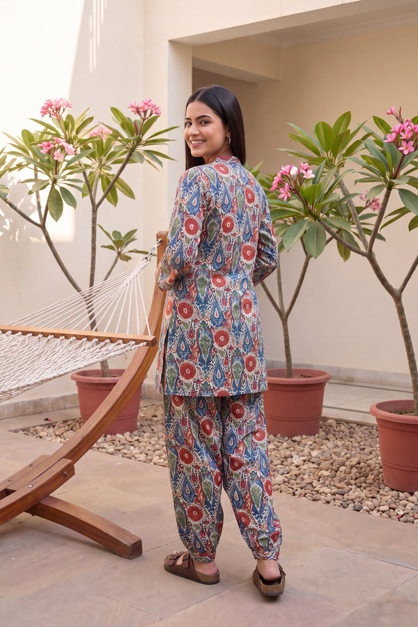 Spectra Drift Cotton Farshi Salwar Set