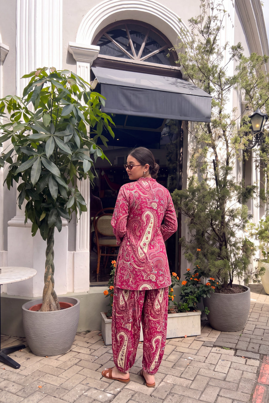Rani Paisley Cotton Farshi Salwar Set — image 2