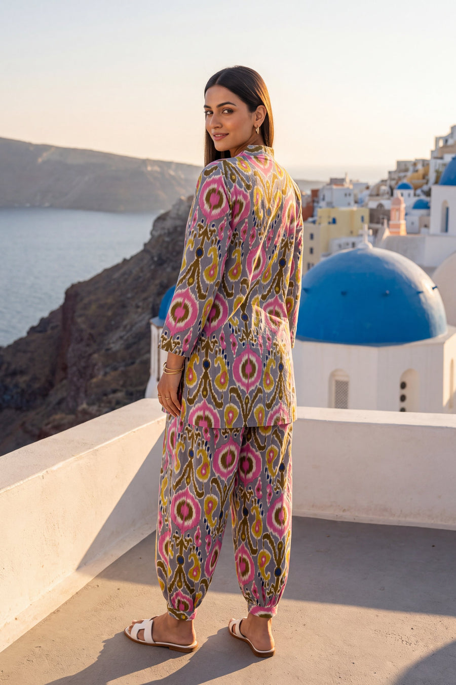 Kaleidoscope Cotton Farshi Salwar Set — image 2