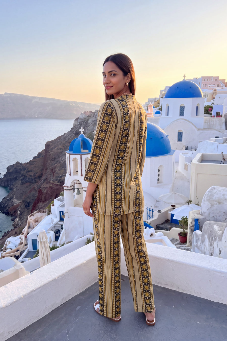 Golden Dune Angrakha Cotton Co-ord Set — image 10