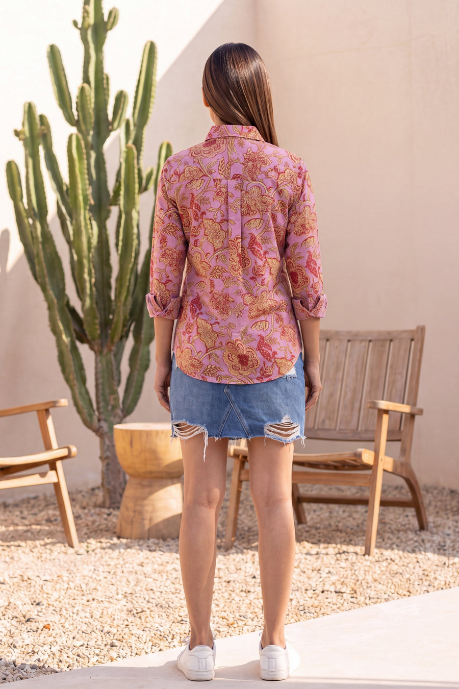 Rosewater Pink Cotton Shirt — image 12