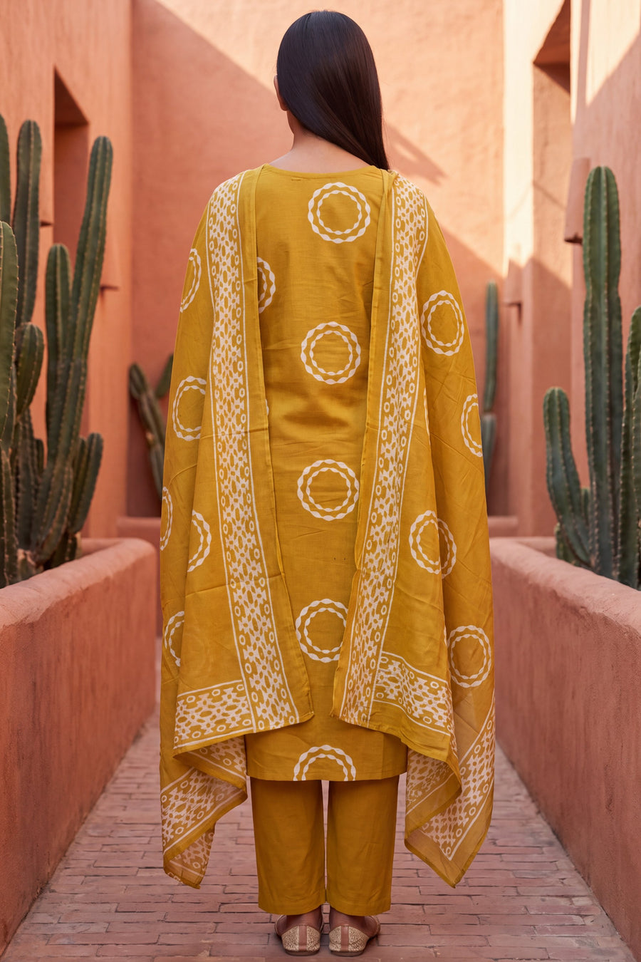Butter Haven Cotton Dupatta Set — image 5