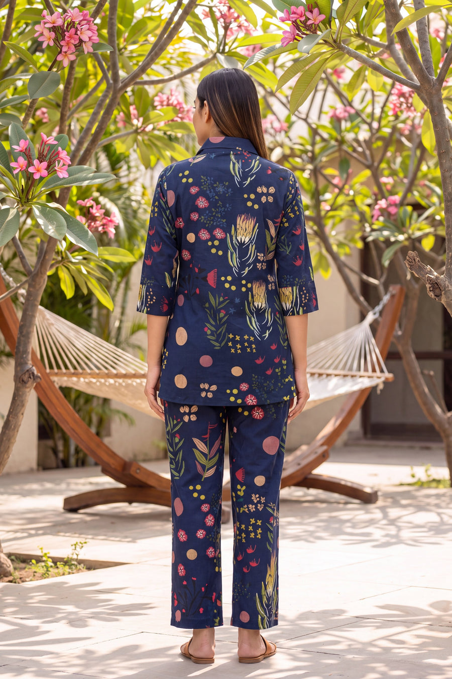 Skyline Bloom Cotton Co-ord Set — image 6