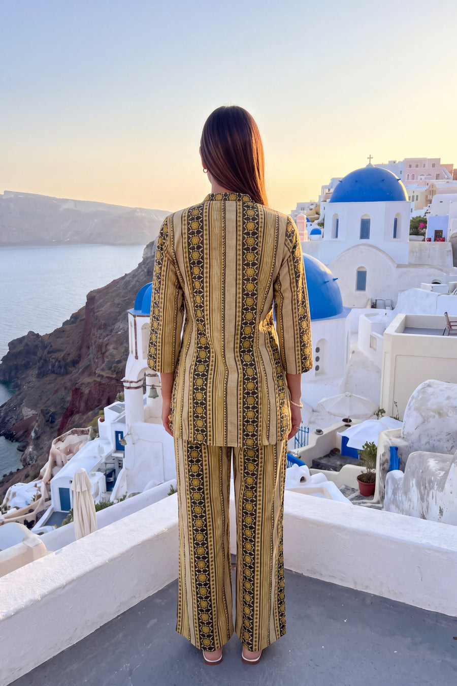 Golden Dune Angrakha Cotton Co-ord Set — image 7