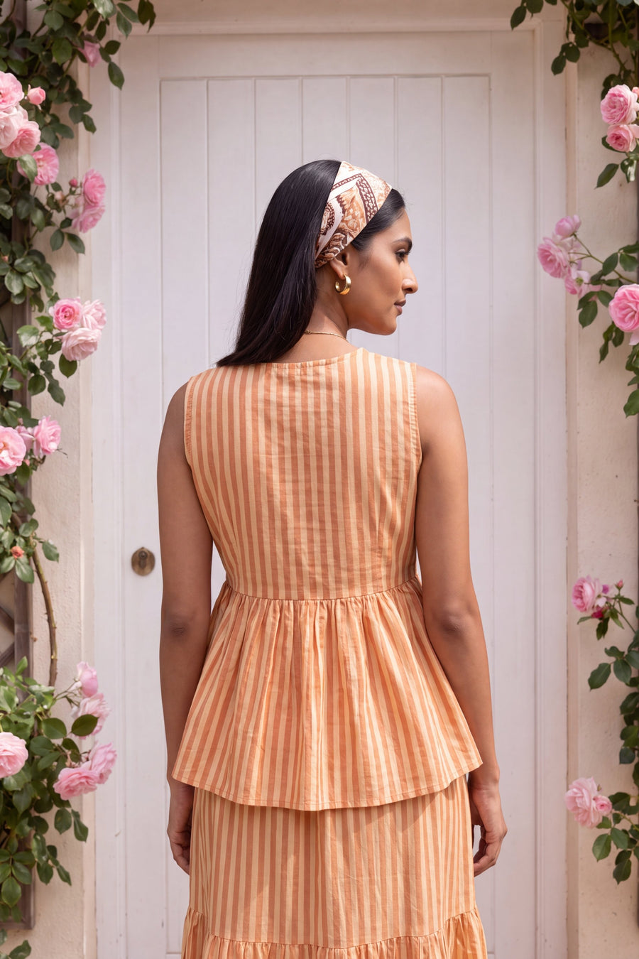 Vanilla Bloom Cotton Skirt Set — image 4