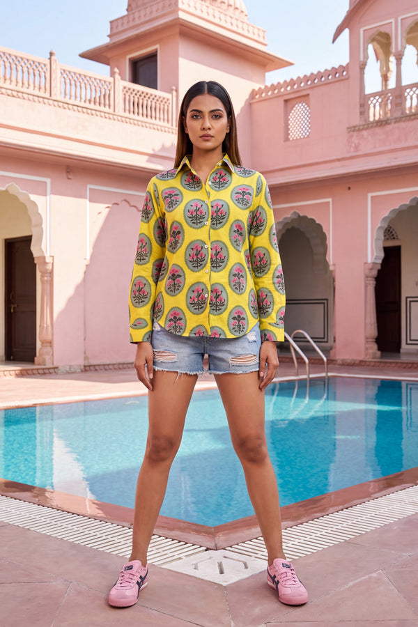 Amber Sun Cotton Shirt