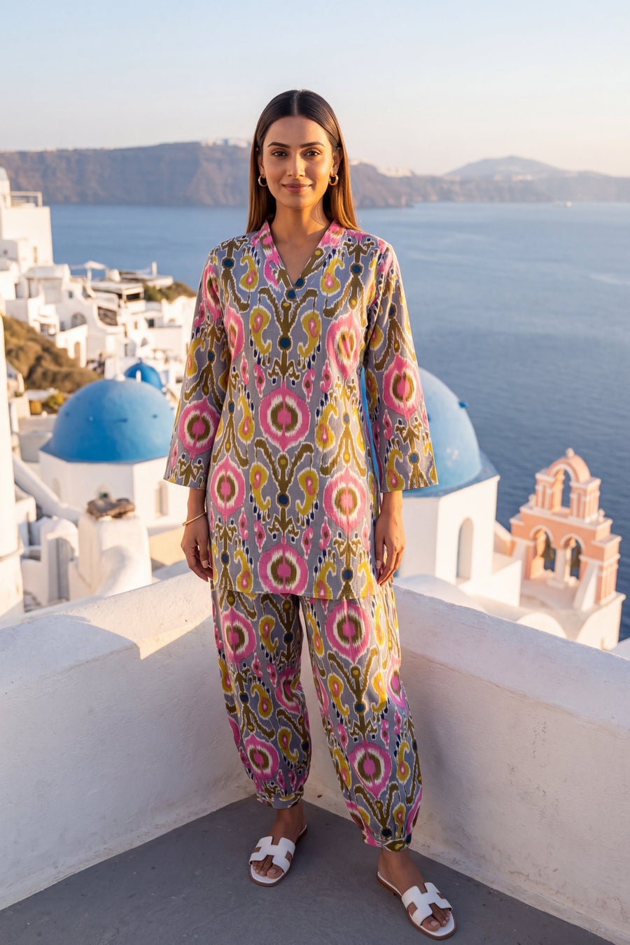Kaleidoscope Cotton Farshi Salwar Set — image 8
