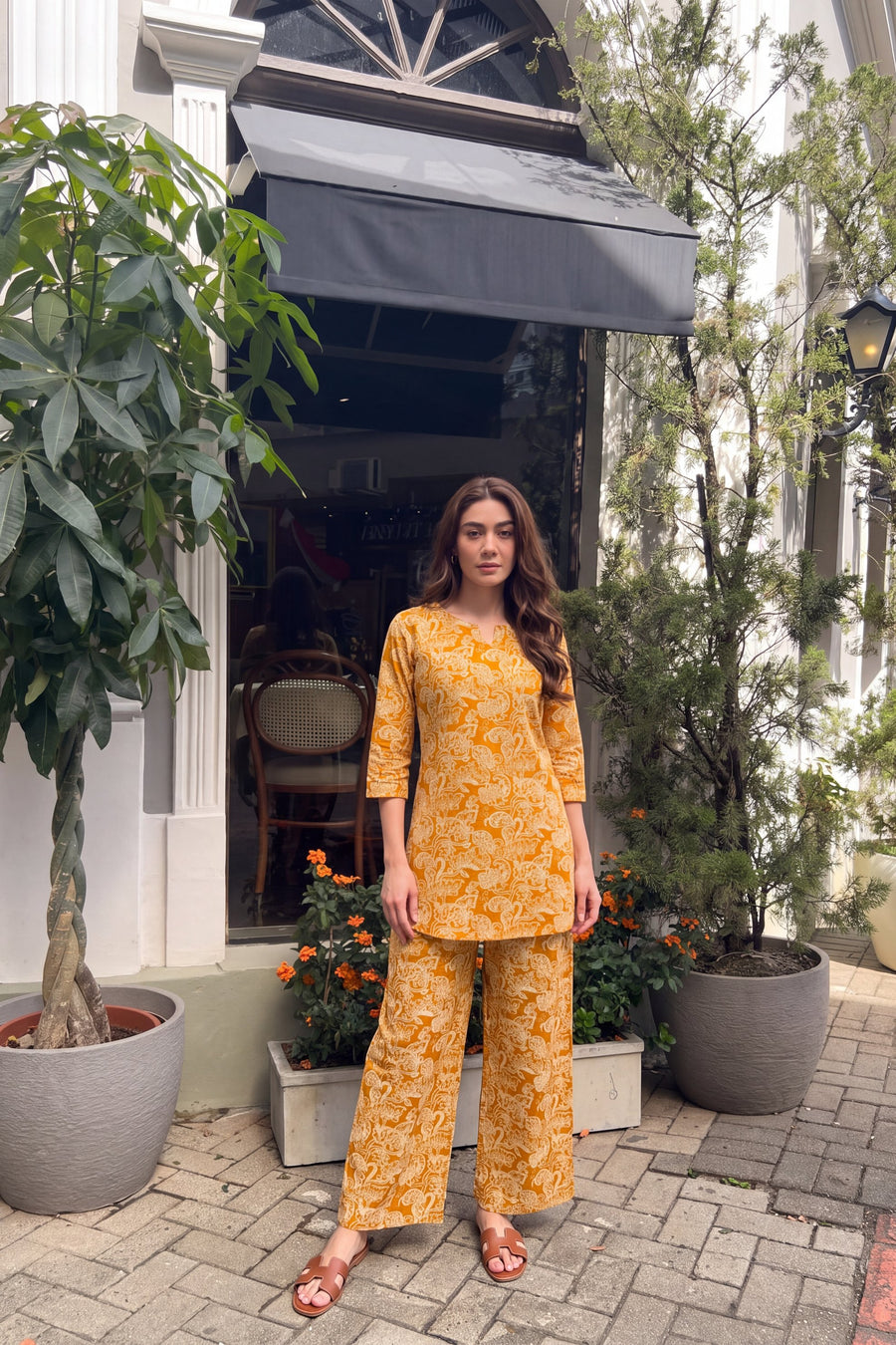Marigold Paisley Cotton Co-ord Set — image 13