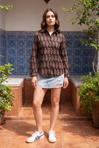 Jet Noir Cotton Shirt