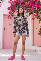 Ink Black Cotton Shirt