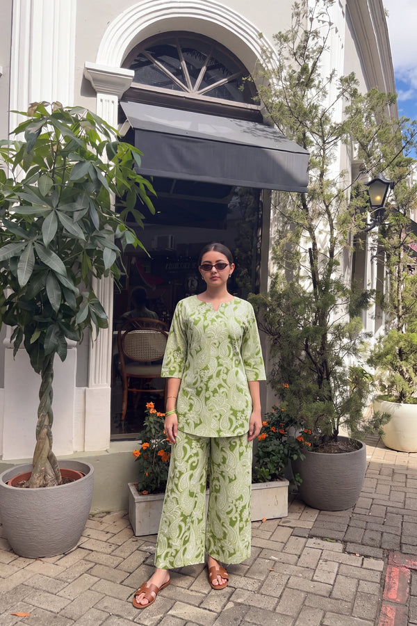 Meadow Paisley Cotton Co-ord Set