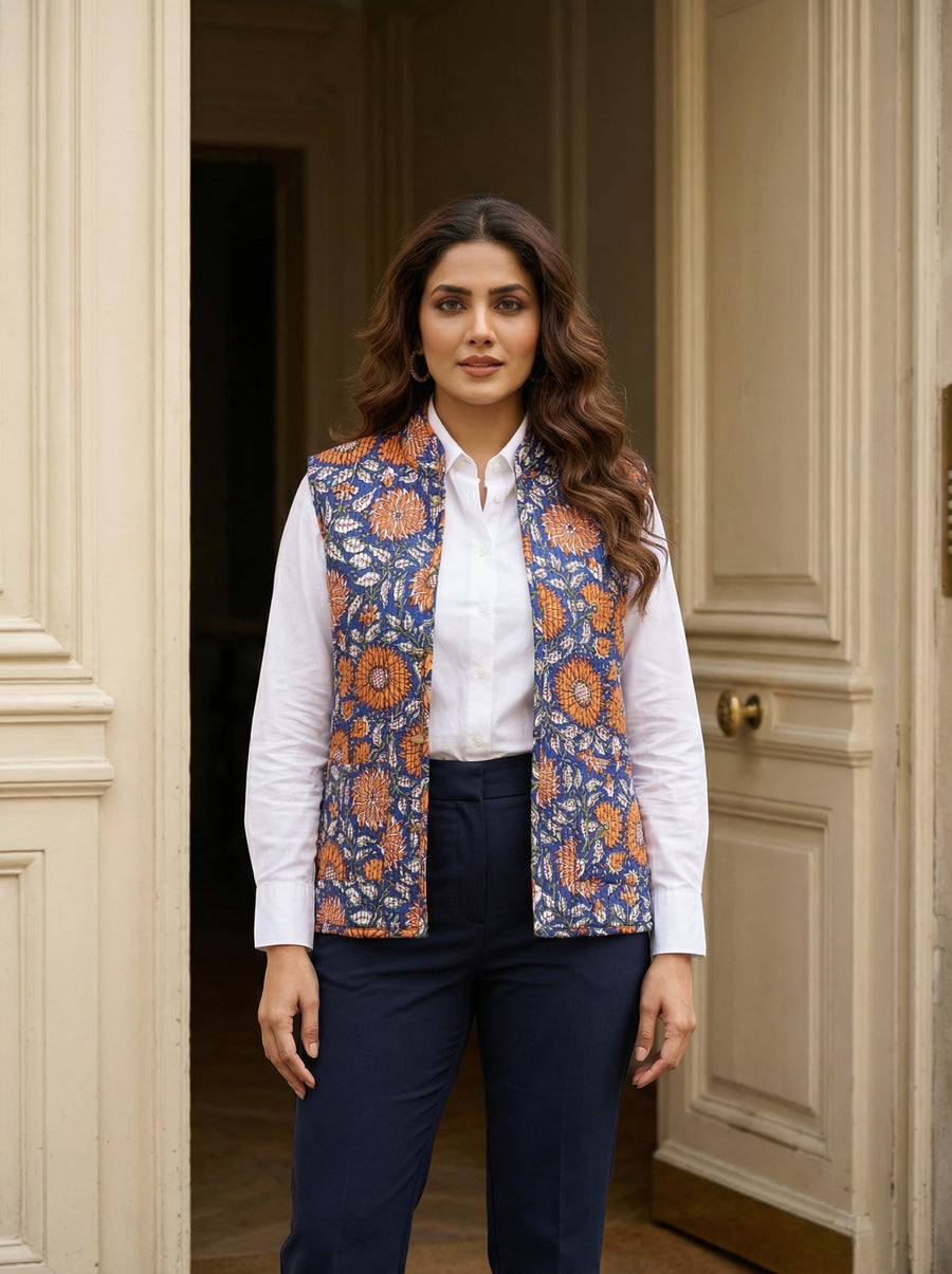 Blueway Everyday Cotton Reversible Quilted Jacket — image 5