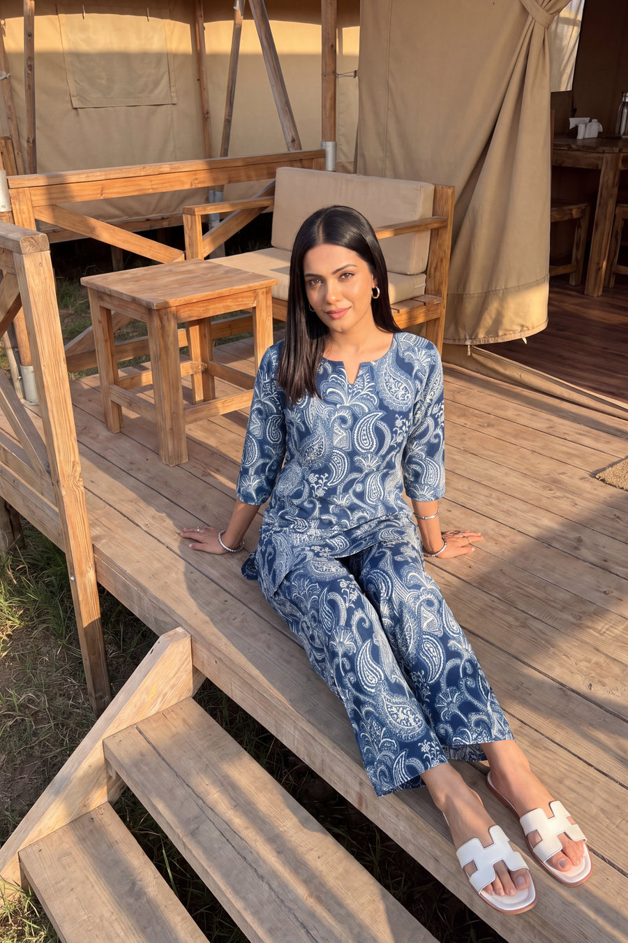 Indigo Vine Cotton Co-ord Set — image 13