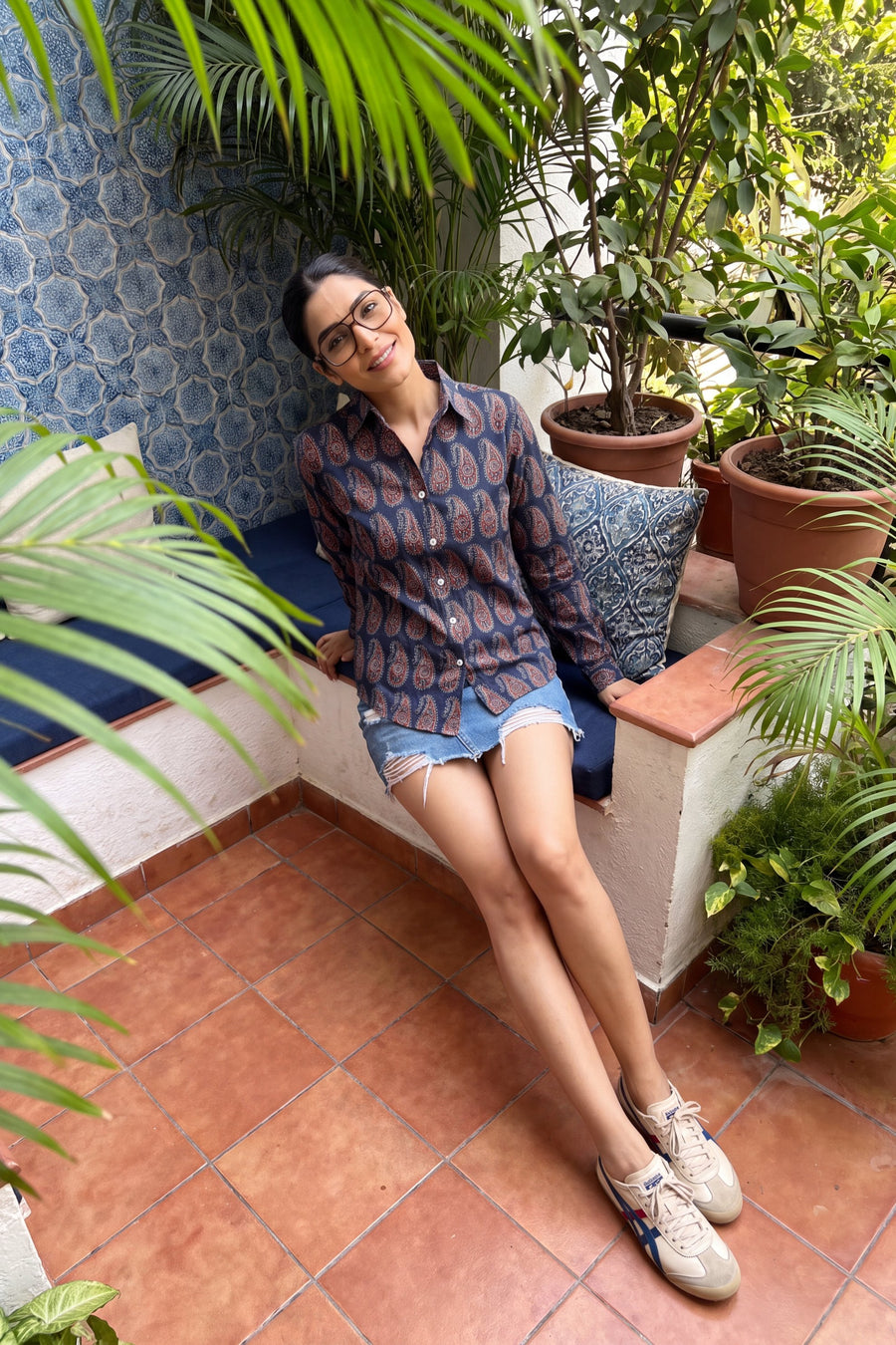 Cobalt Blue Cotton Shirt — image 8