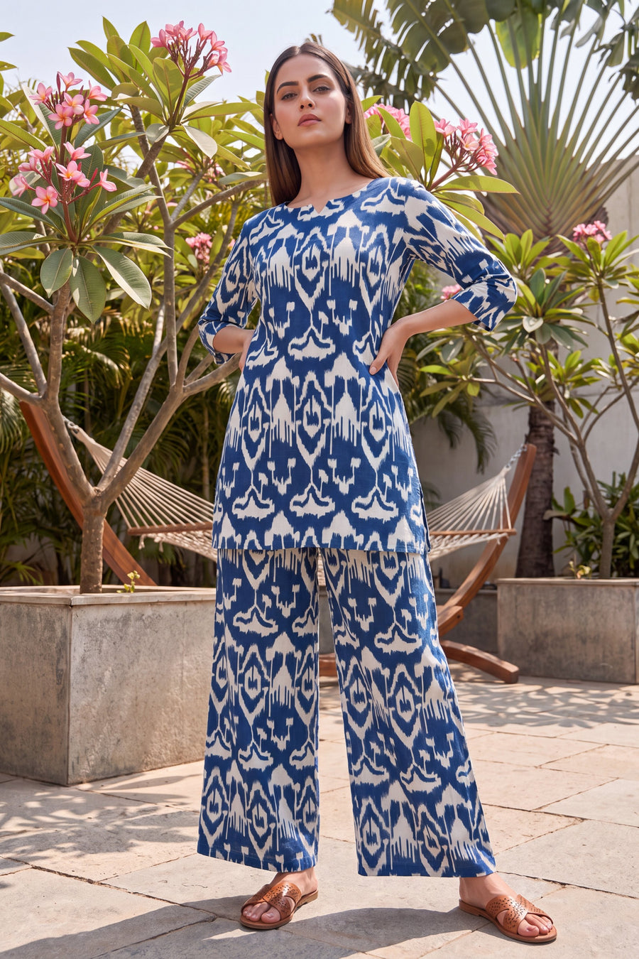 Sapphire Wave Cotton Co-ord Set — image 10