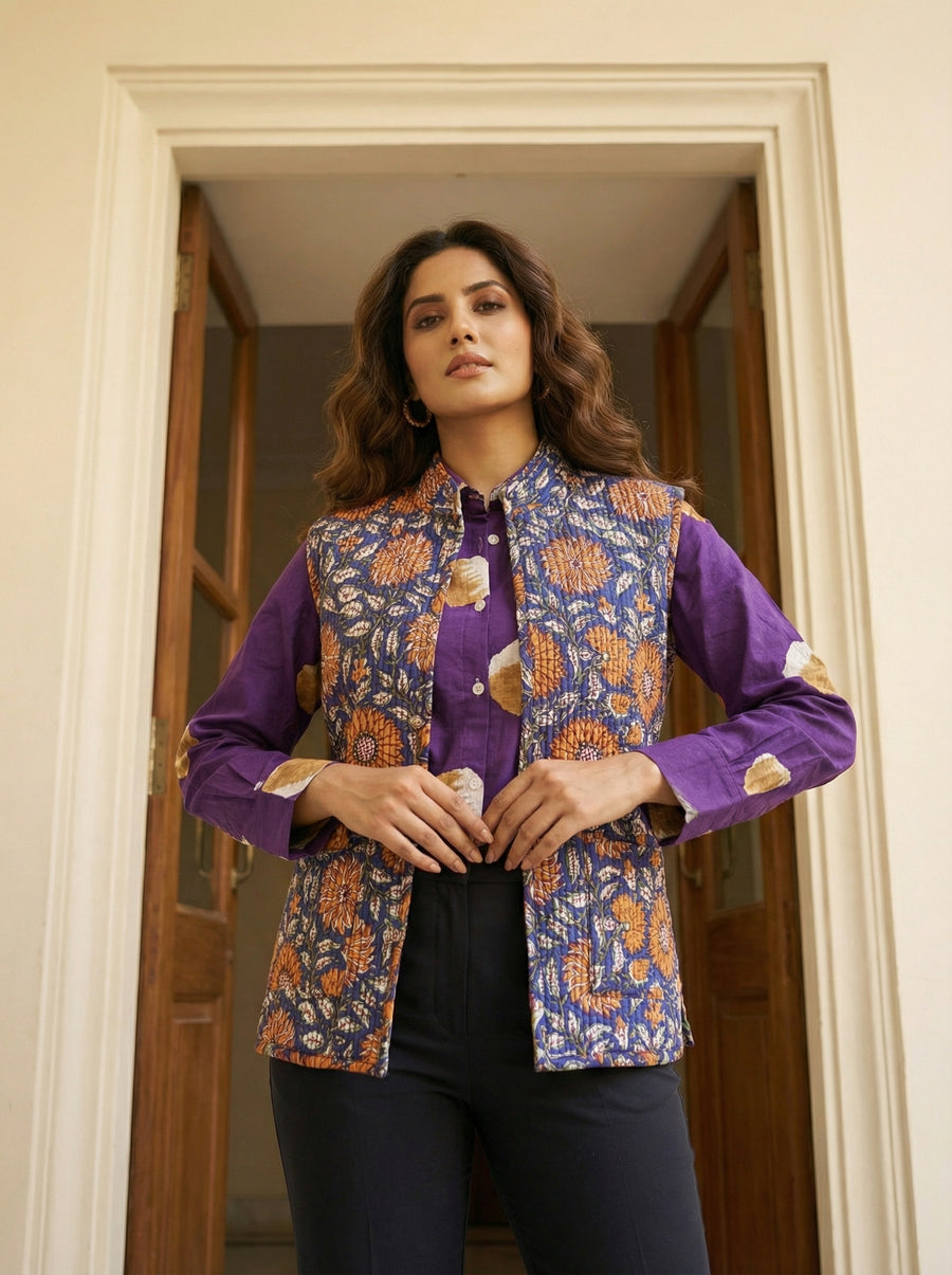 Blueway Everyday Cotton Reversible Quilted Jacket — image 6