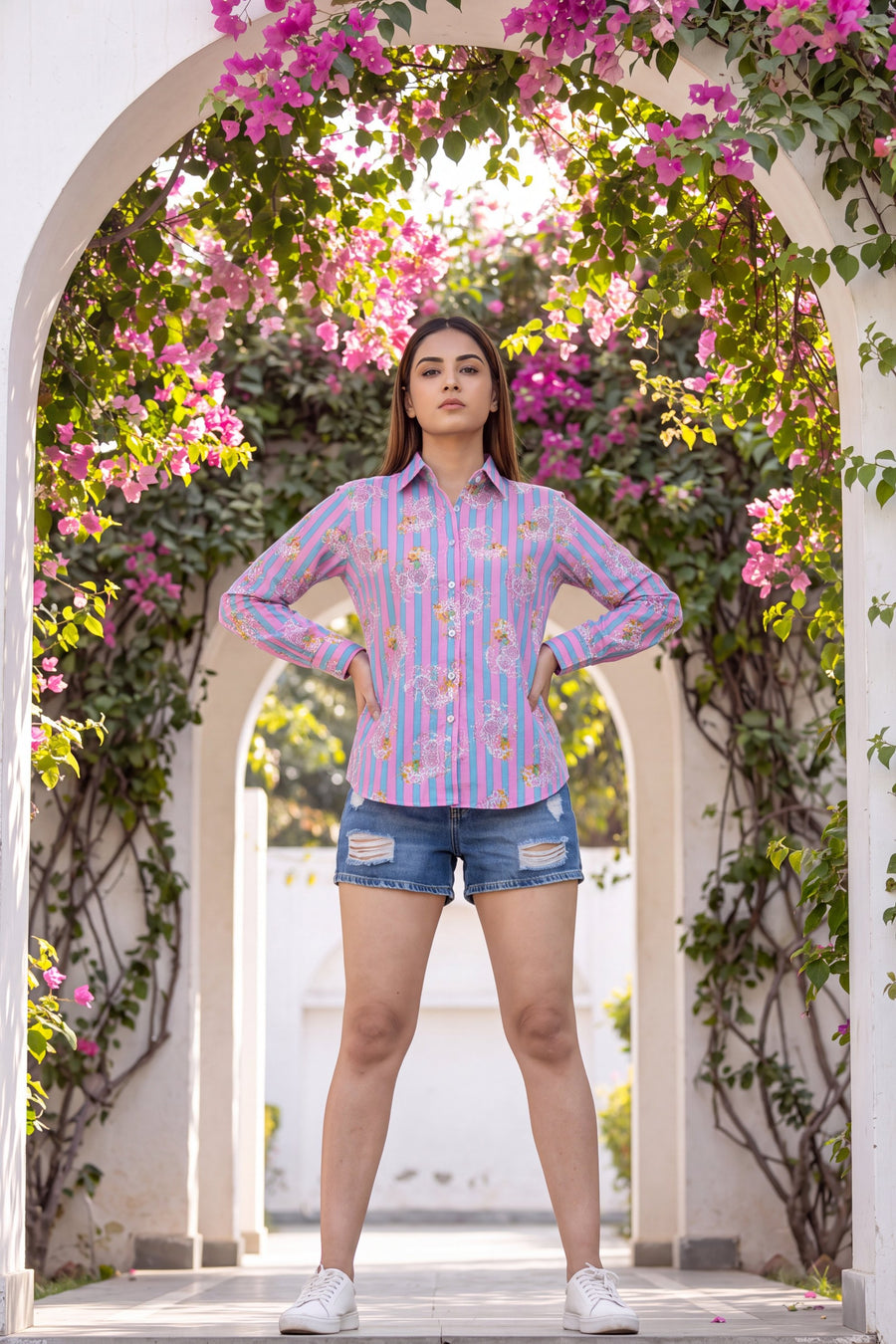 Lavender Dusk Cotton Shirt — image 7