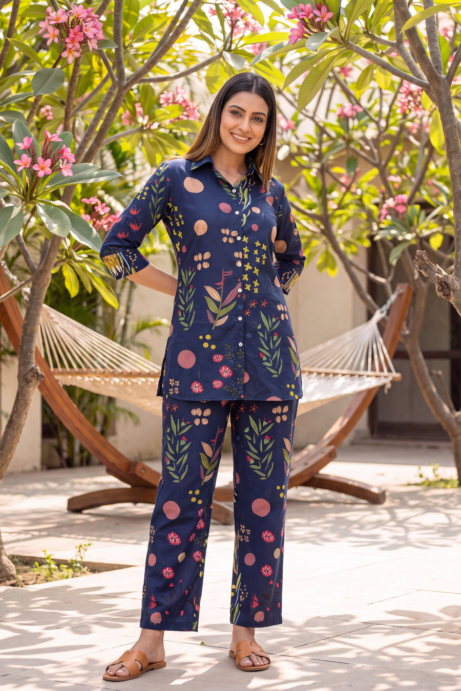 Skyline Bloom Cotton Co-ord Set — image 7