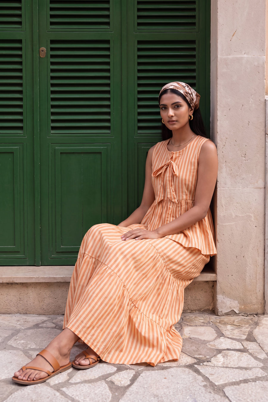 Vanilla Bloom Cotton Skirt Set — image 6