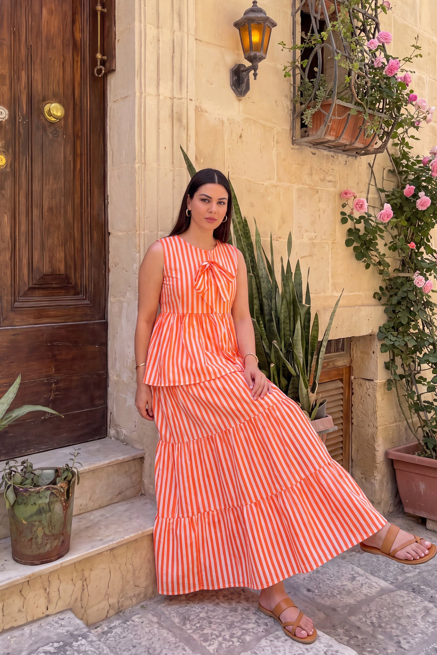 Amber Tiered Cotton Skirt Set — image 6