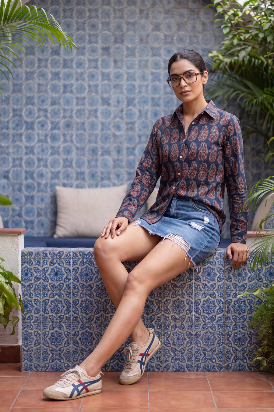 Cobalt Blue Cotton Shirt — image 10