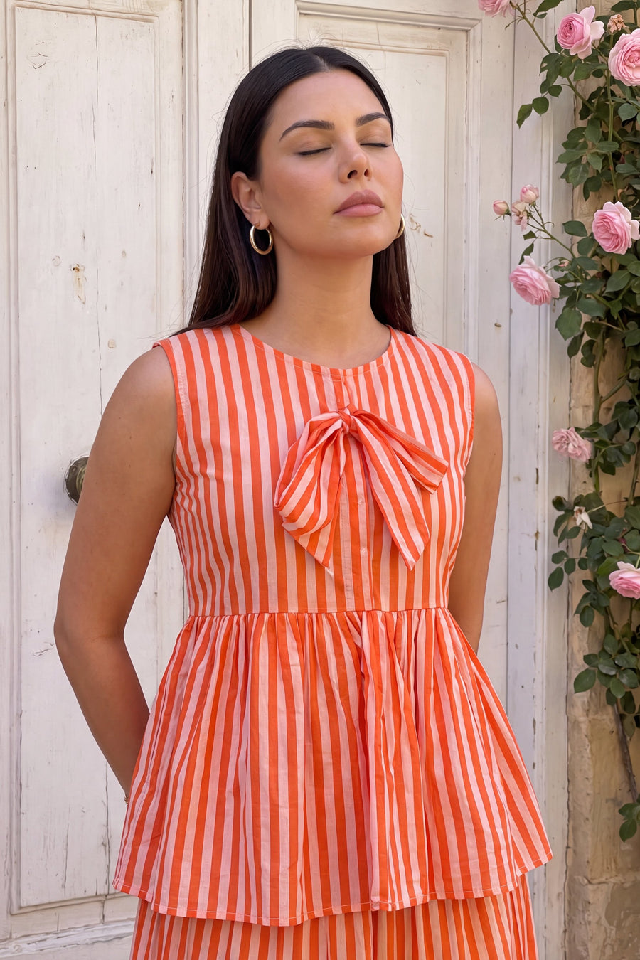 Amber Tiered Cotton Skirt Set — image 7