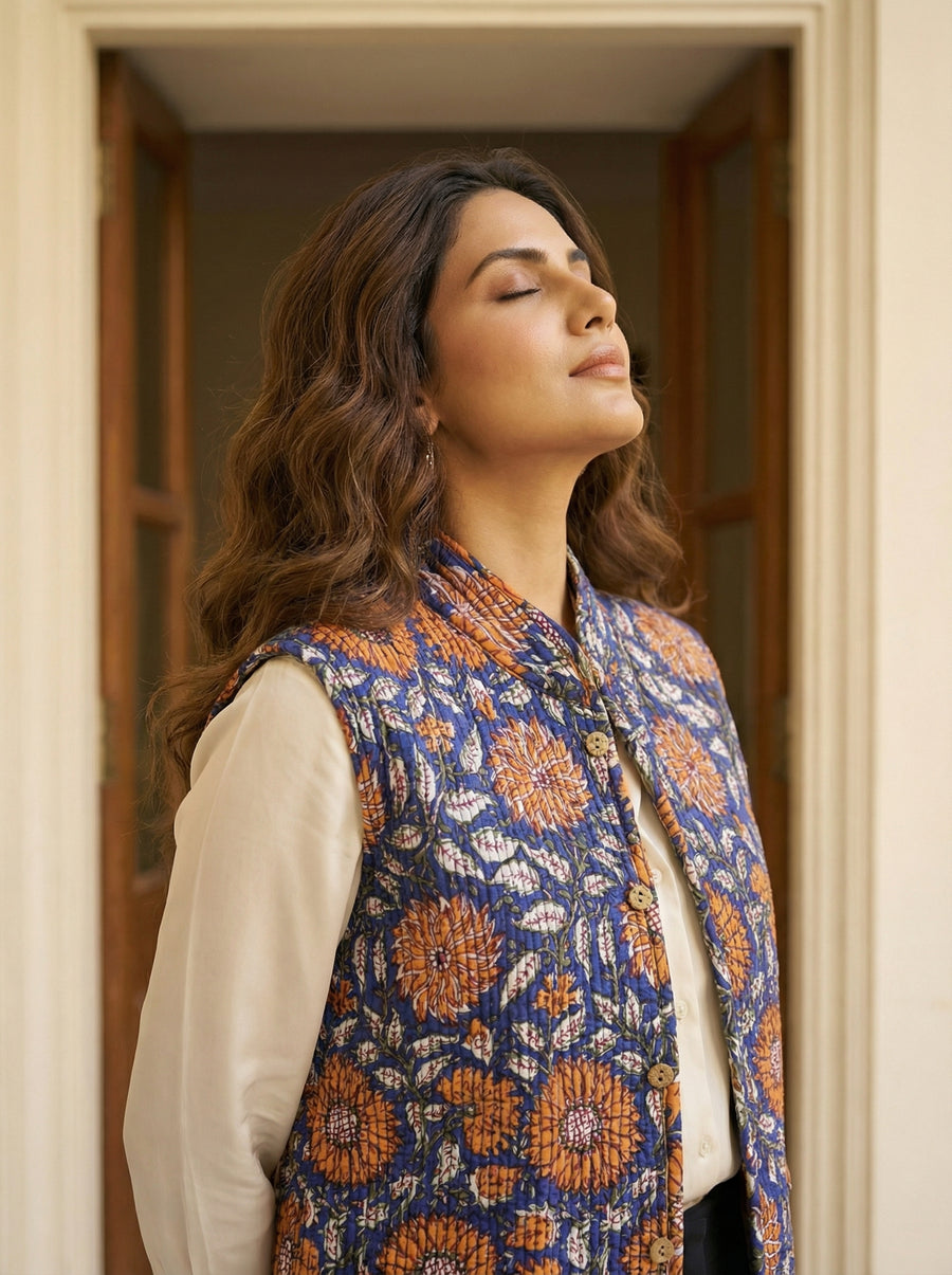 Blueway Everyday Cotton Reversible Quilted Jacket — image 7