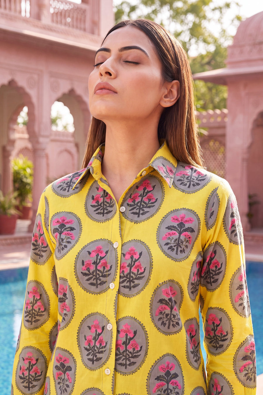 Amber Sun Cotton Shirt — image 14