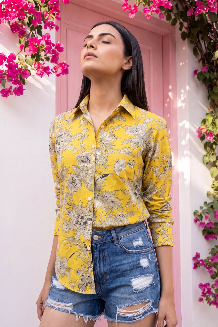 Golden Hour Cotton Shirt — image 13