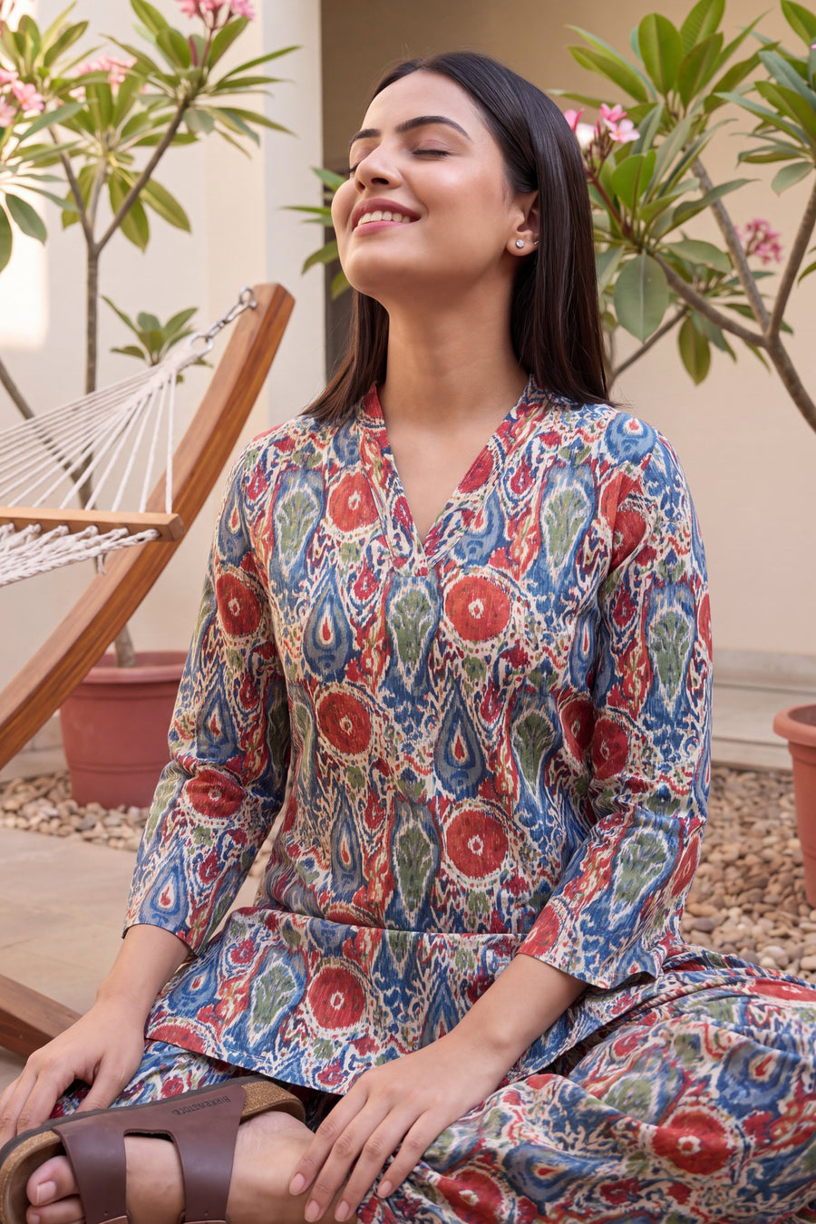 Spectra Drift Cotton Farshi Salwar Set — image 8