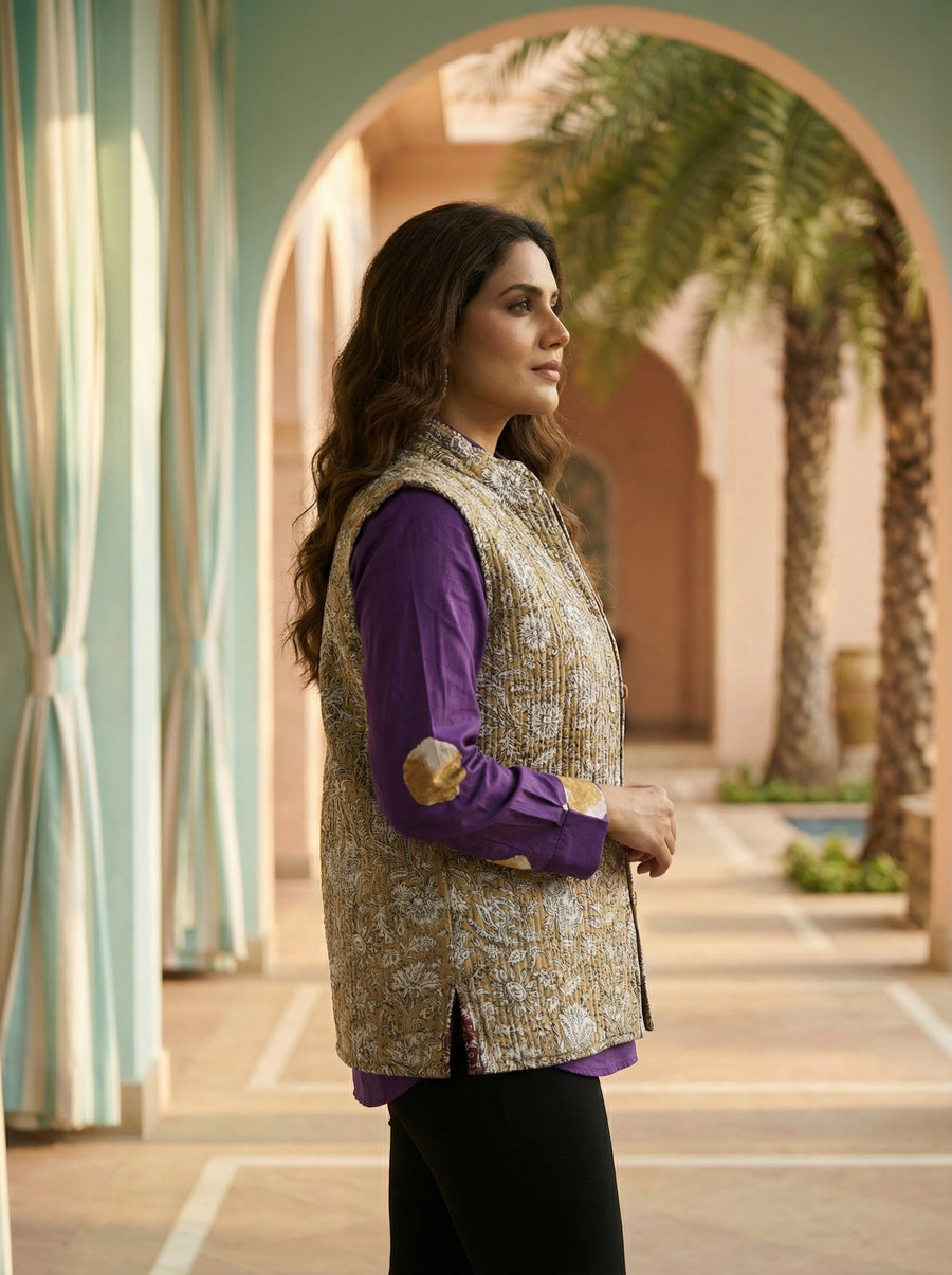 Goldenleaf Everyday Reversible Quilted Jacket Vest — image 8