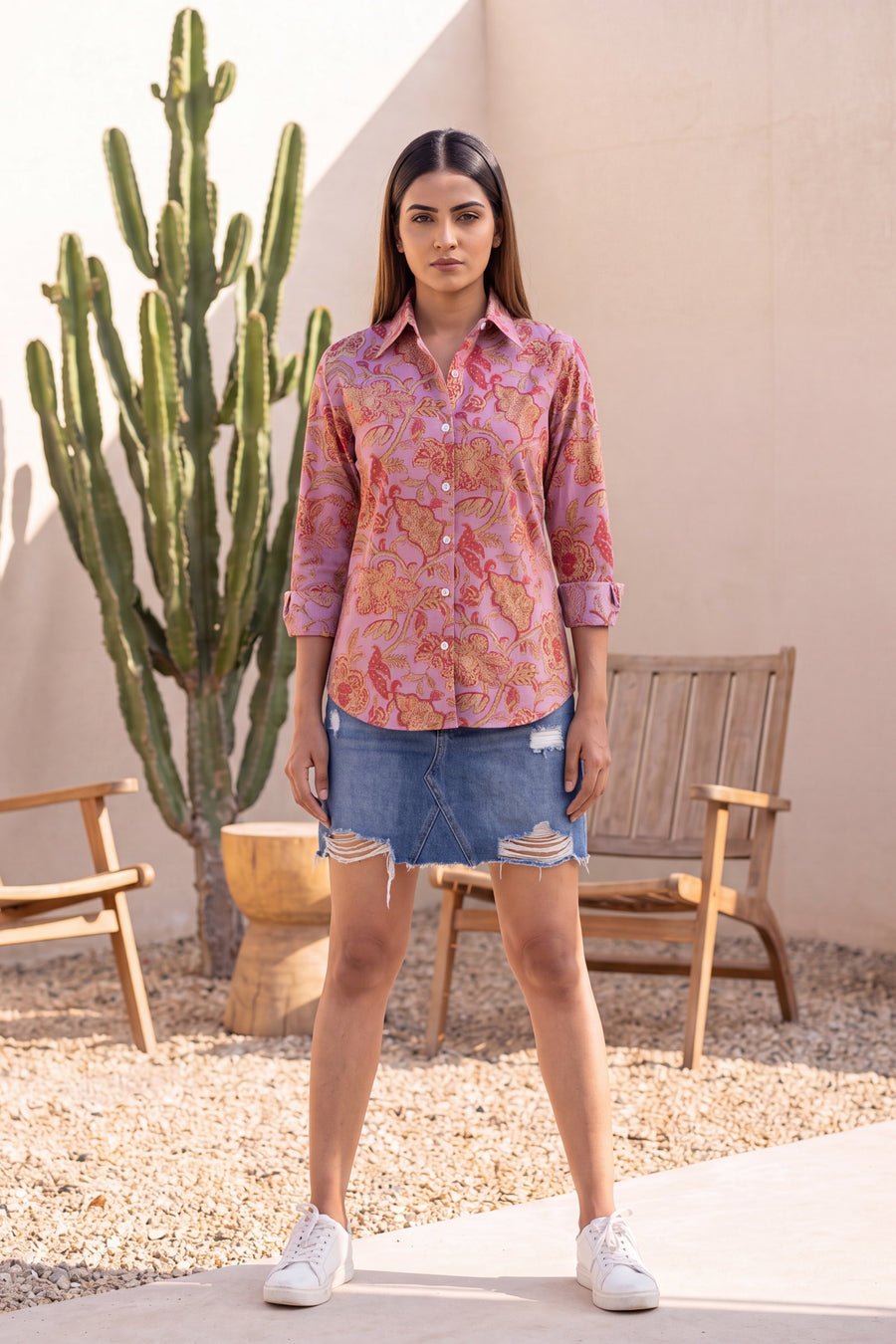 Rosewater Pink Cotton Shirt — image 17