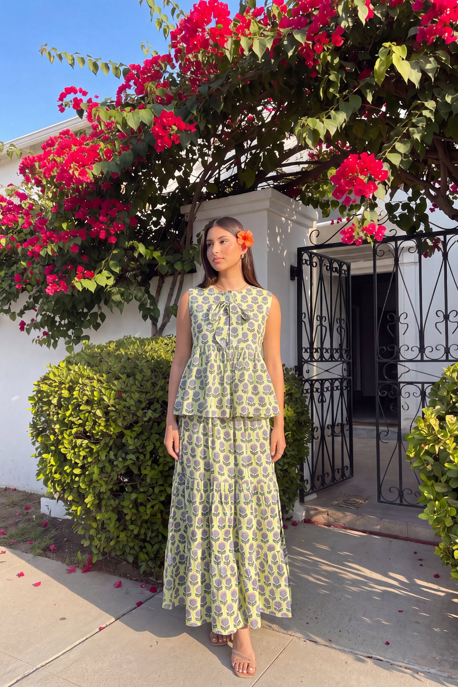 Fern Waltz Cotton Skirt Set — image 7