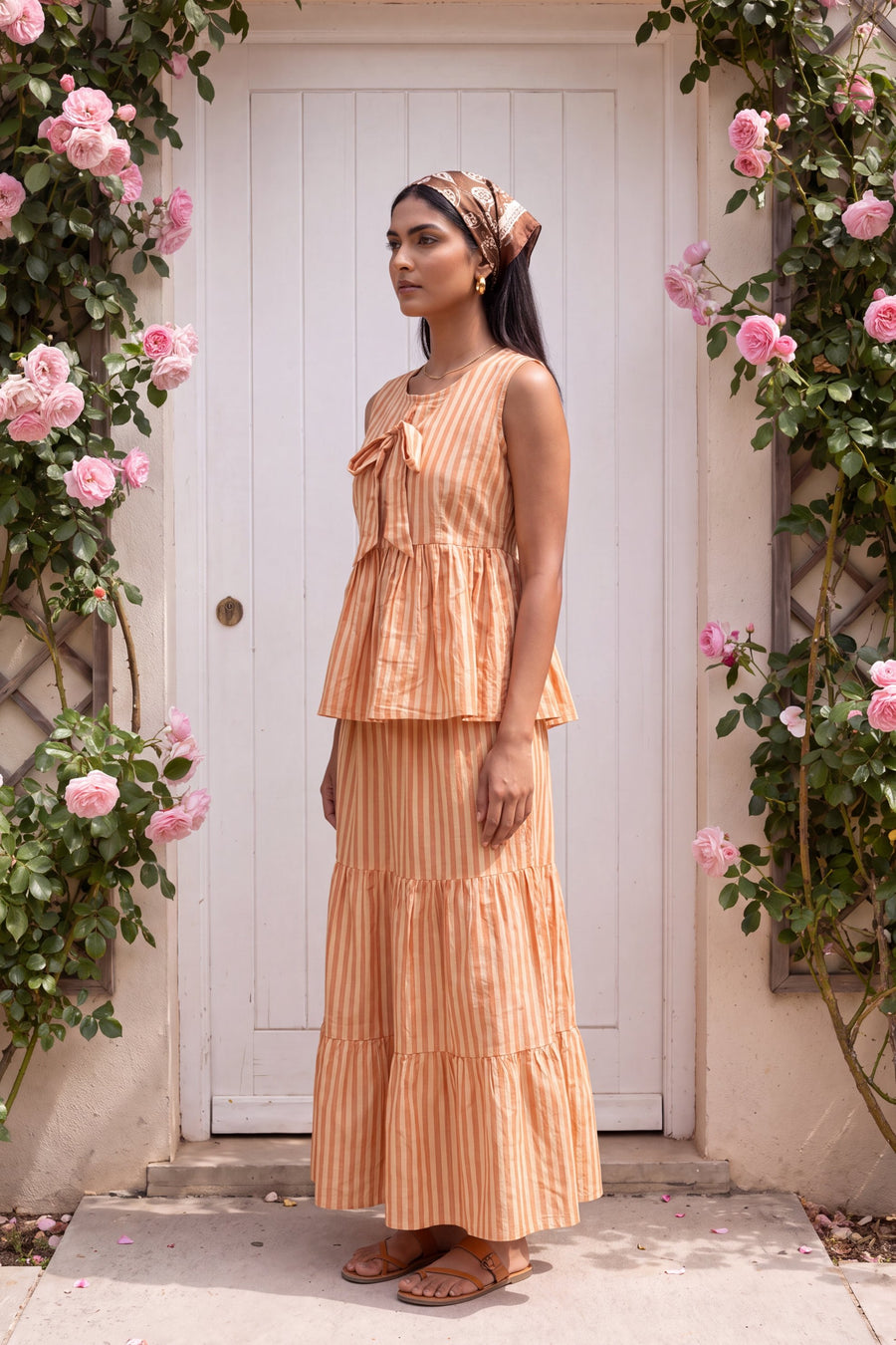 Vanilla Bloom Cotton Skirt Set — image 7