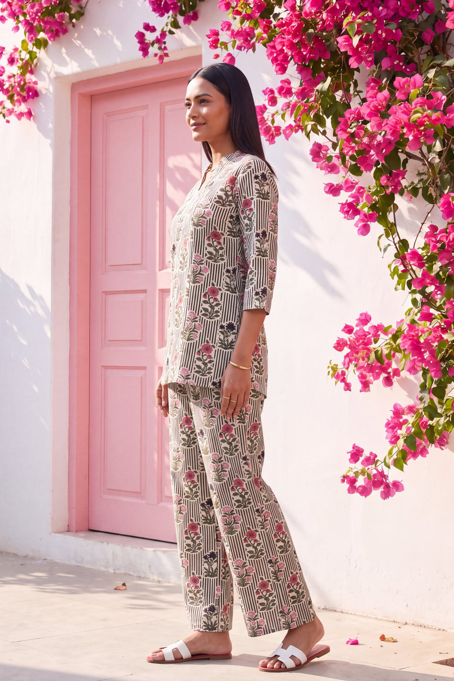 Willow Meadow Angrakha Cotton Co-ord Set — image 8