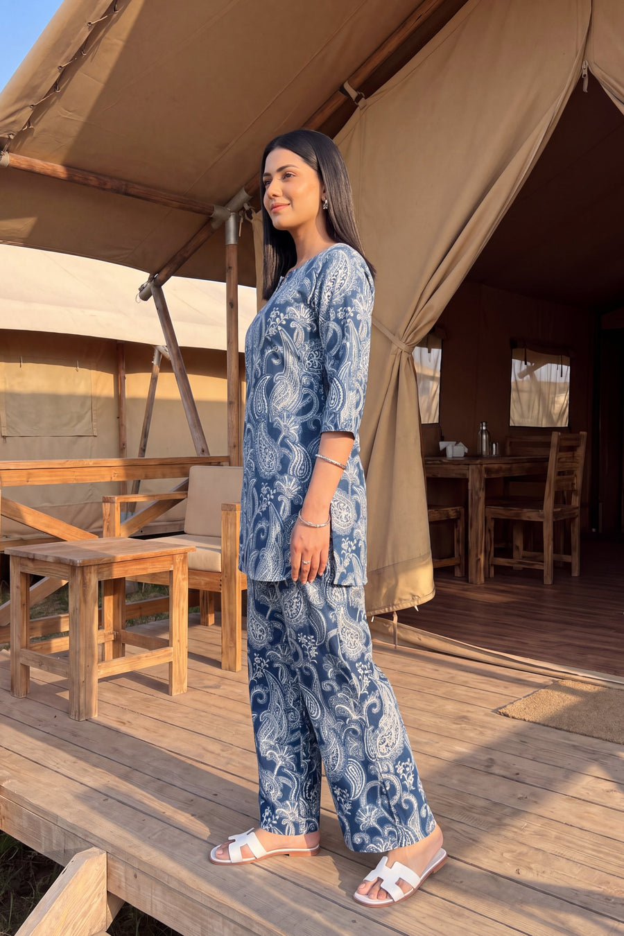 Indigo Vine Cotton Co-ord Set — image 15
