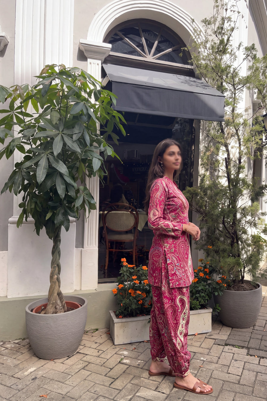 Rani Paisley Cotton Farshi Salwar Set — image 5