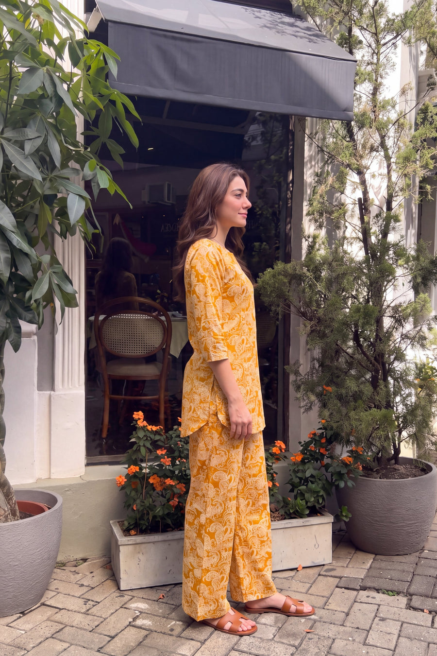 Marigold Paisley Cotton Co-ord Set — image 10