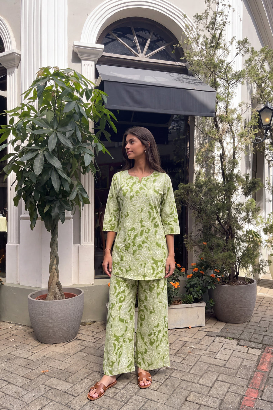 Meadow Paisley Cotton Co-ord Set — image 10