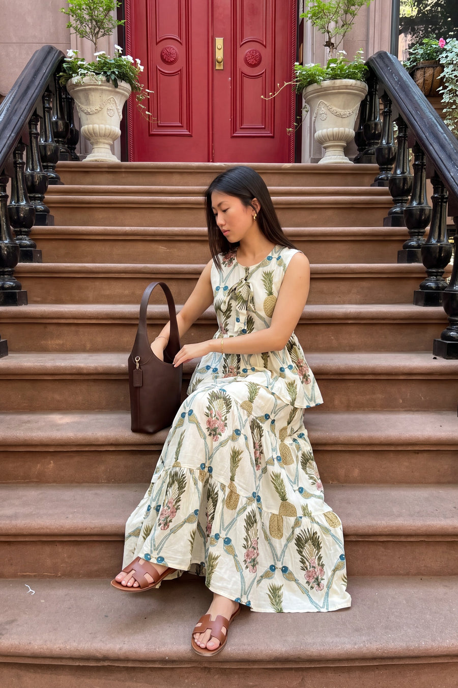 Pearl Bloom Cotton Skirt Set — image 6