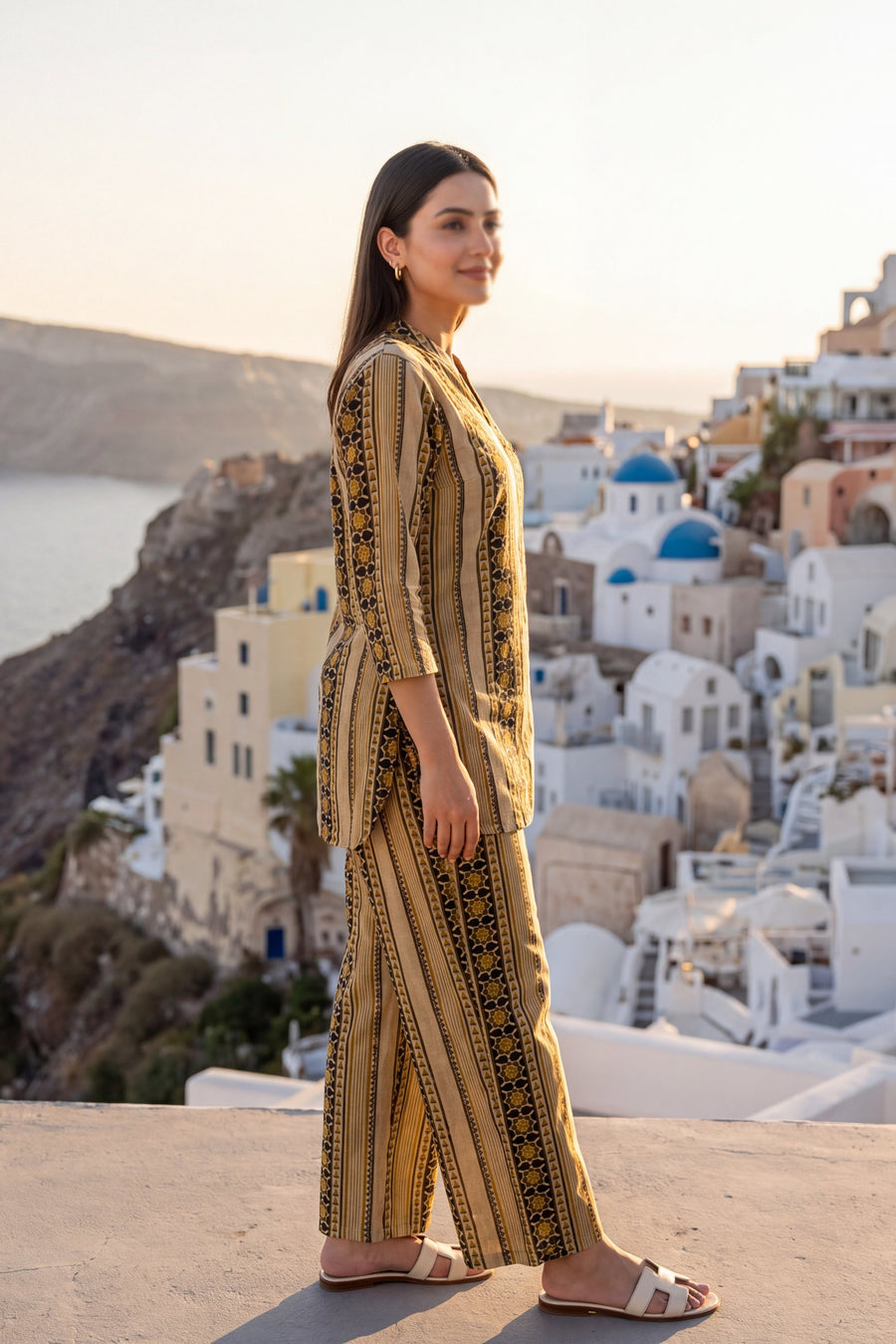 Golden Dune Angrakha Cotton Co-ord Set — image 8