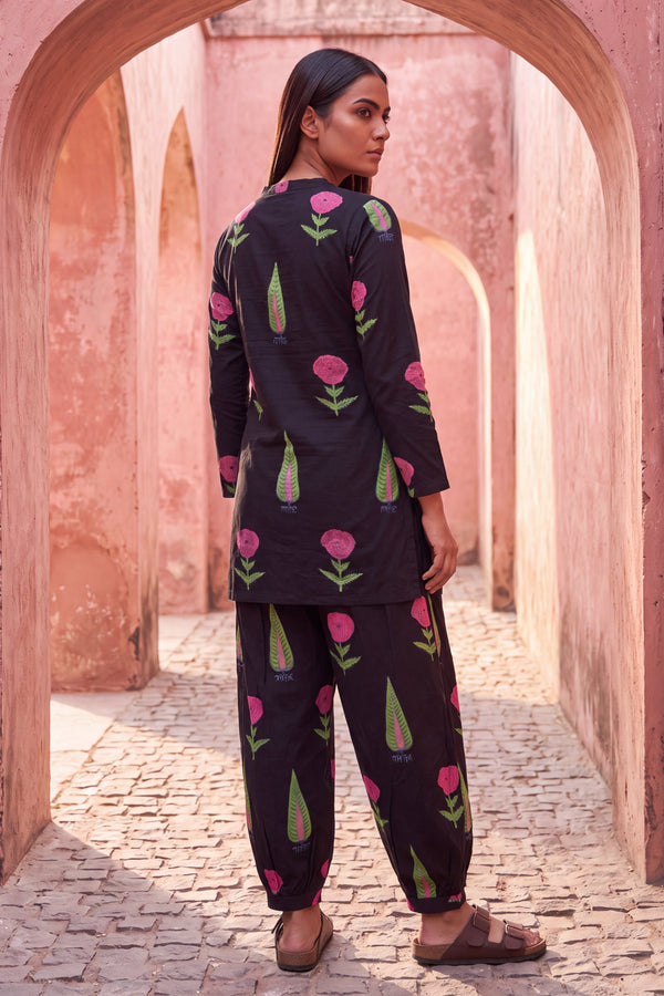 Ebony Muse Cotton Farshi Salwar Set