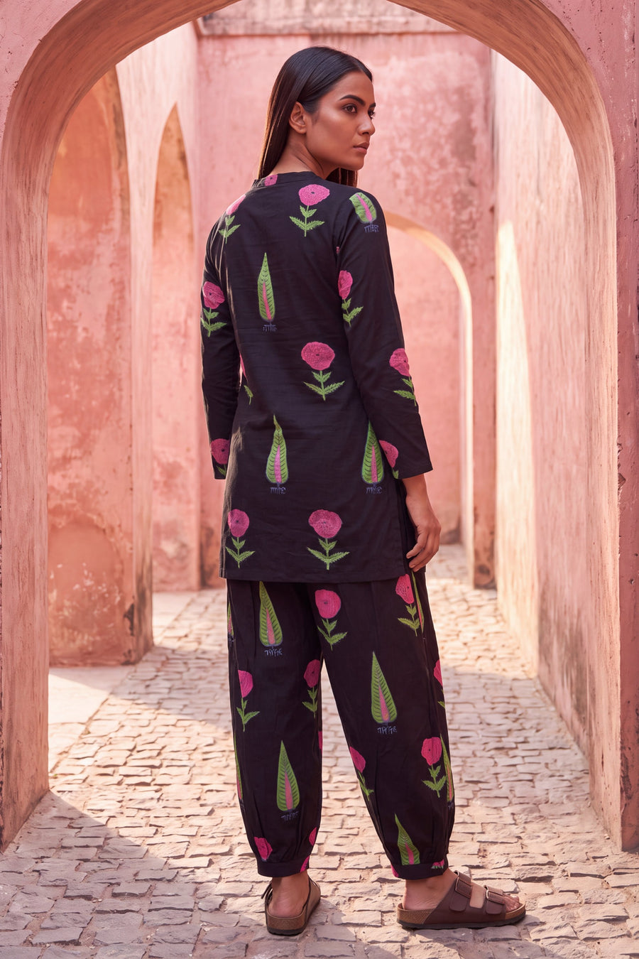 Ebony Muse Cotton Farshi Salwar Set — image 10