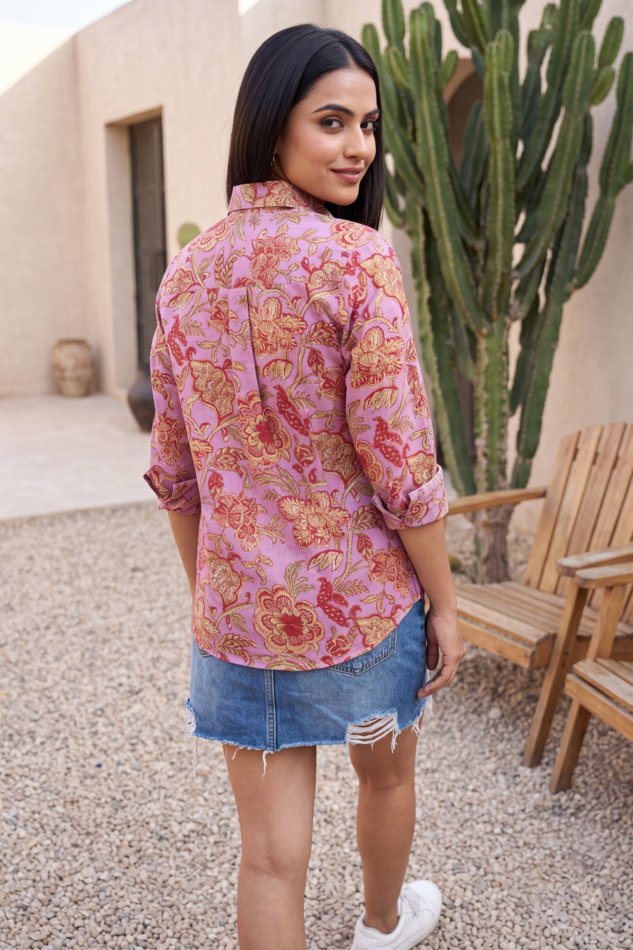 Rosewater Pink Cotton Shirt — image 20