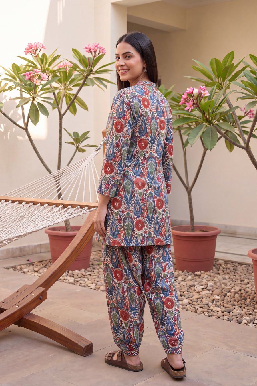 Spectra Drift Cotton Farshi Salwar Set — image 10