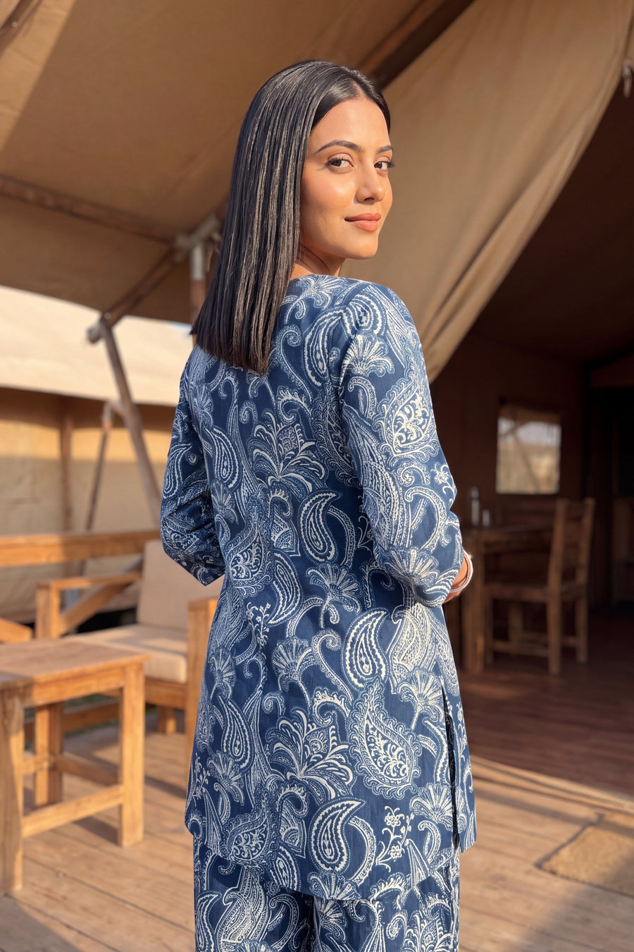 Indigo Vine Cotton Co-ord Set — image 11
