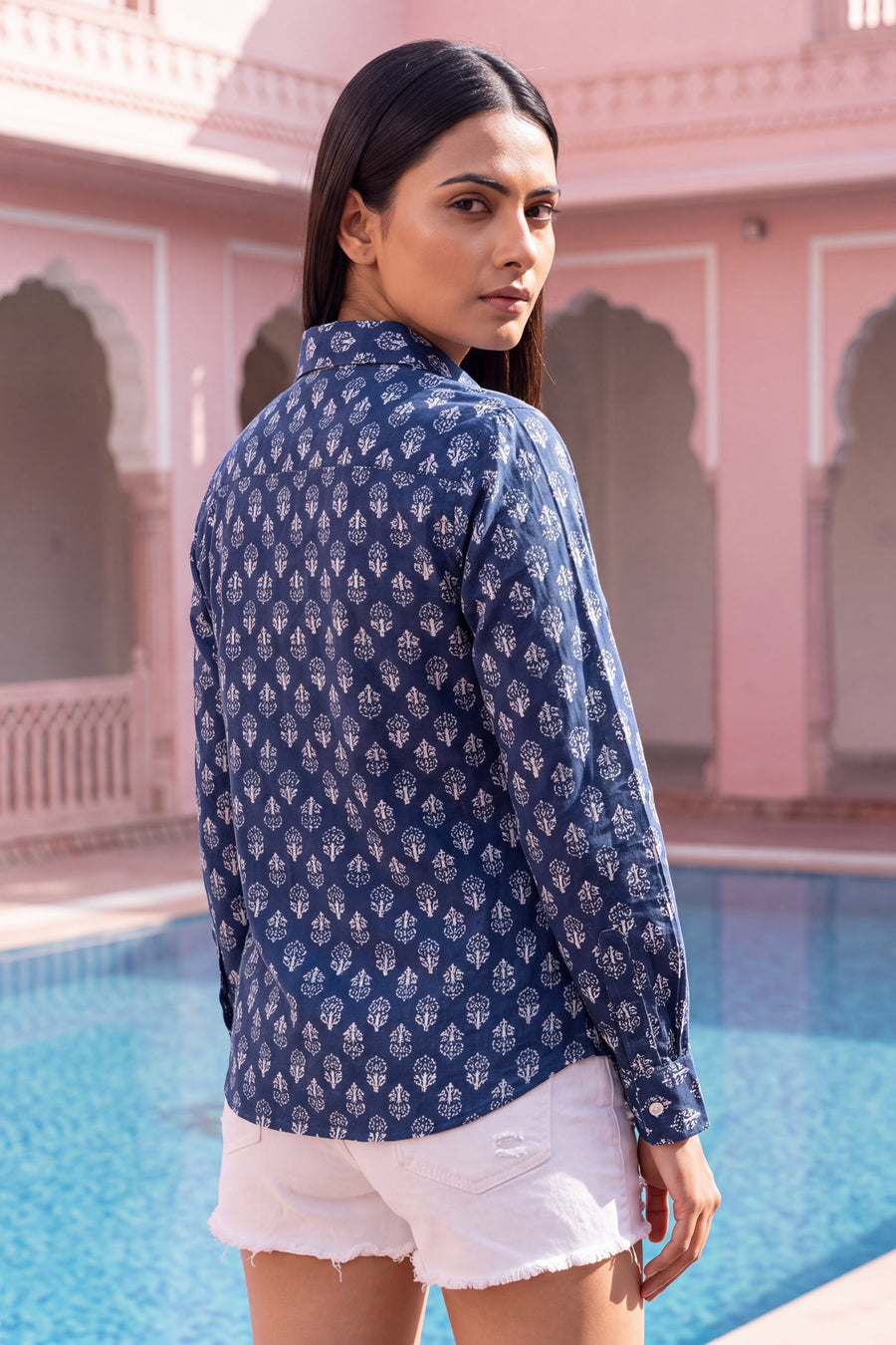 Denim Sky Cotton Shirt — image 15
