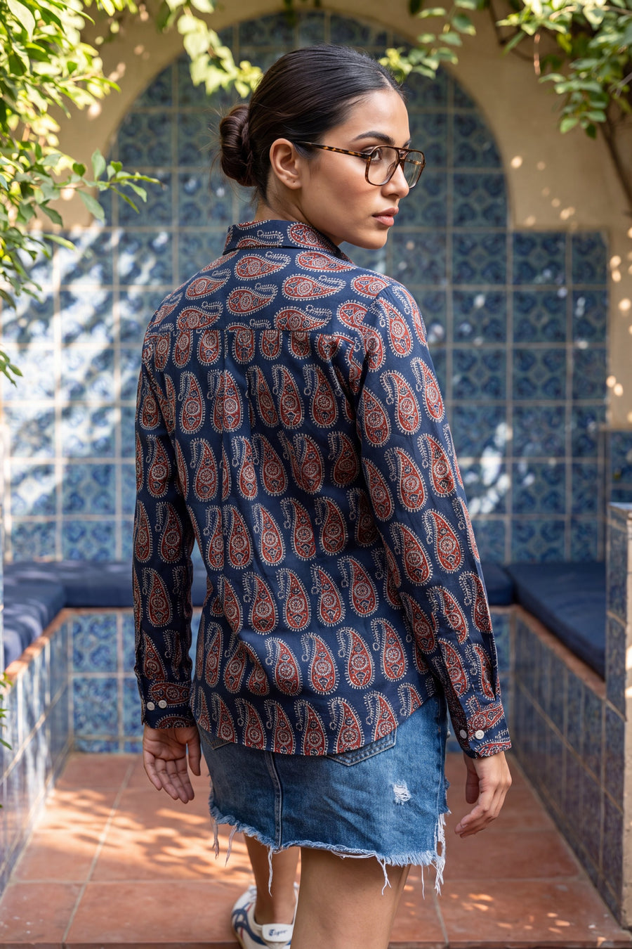 Cobalt Blue Cotton Shirt — image 13