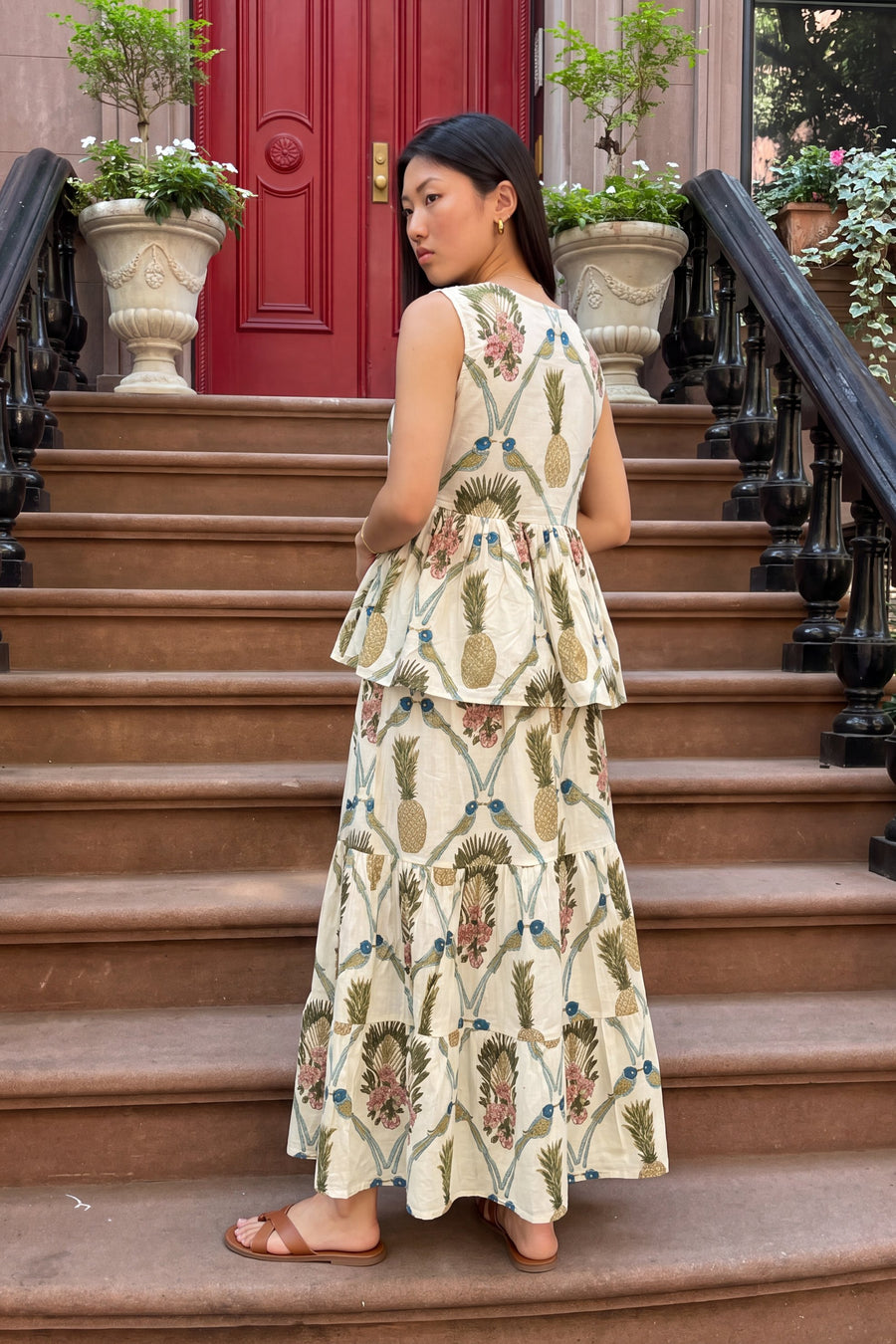 Pearl Bloom Cotton Skirt Set — image 7